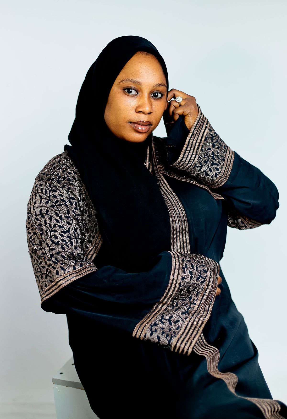 Zahra Embroidered Borka